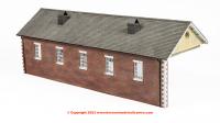 44-0180A Bachmann Scenecraft SDJR Train Shed Green and Cream